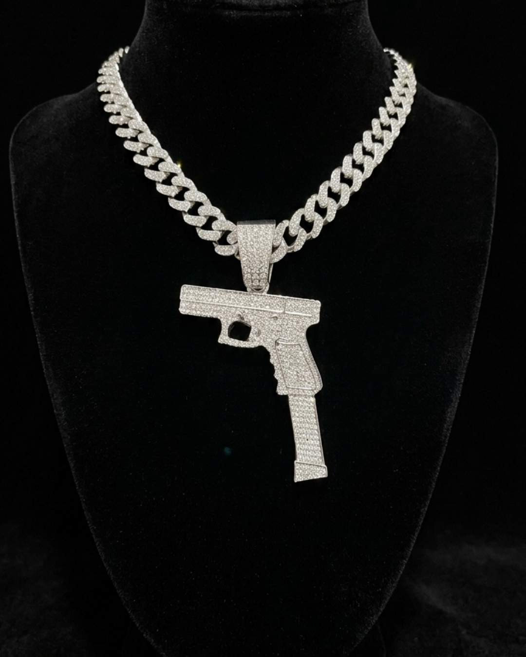 Glock Full ice Silver