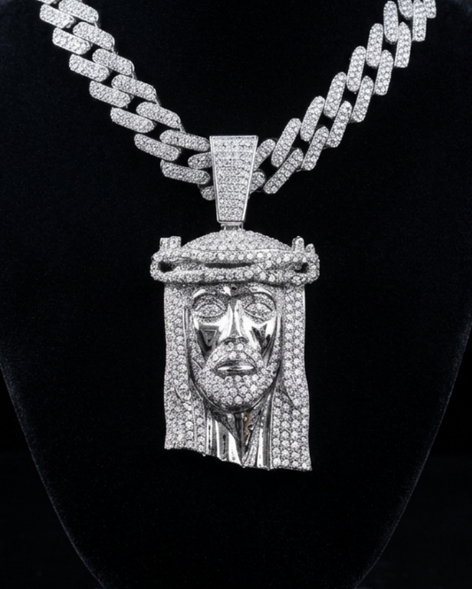 Jesus Full ice Silver